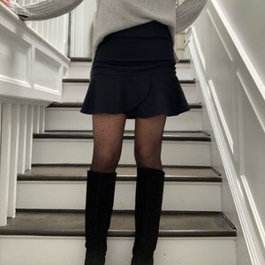 Zara pinstripe mini skirt